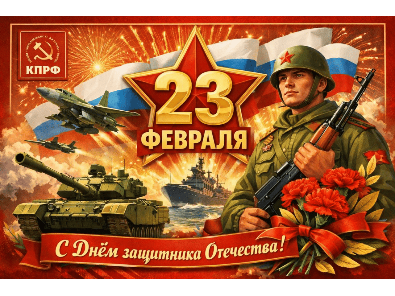 С Днём защитника Отечества!