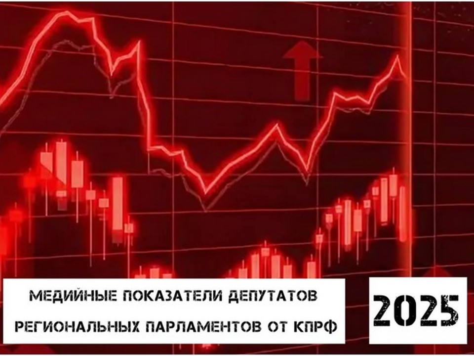 ЦИПКР. Итоги 2025. Медийные показатели депутатов региональных парламентов от КПРФ за 2025 год
